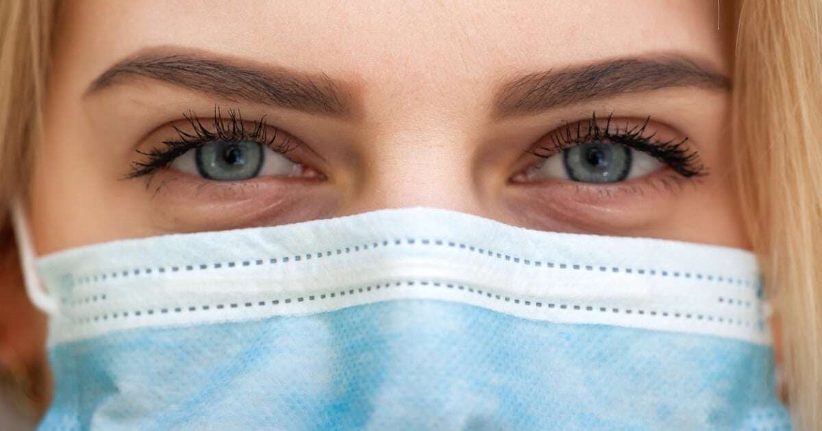 eye surgery face mask